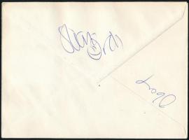 1980 Moszkvai Olimpia FDC rajta világhírű sportolók, olimpikonok, közötte amerikaiak autográf aláírá...