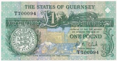 Guernsey DN (1991-2016) 1P "D. M. Clark" T:XF Guernsey ND (1991-2016) 1 Pound "D. M. Clark" C:XF Krause P#52c