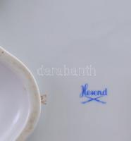 1946 Herendi rokályos kínáló. 2. oszt. jelzéssel, hibátlan, 33x18 cm