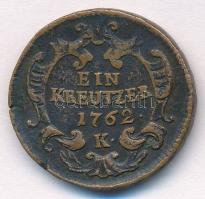 1762K 1kr Cu "Mária Terézia" T:XF Huszár: 1758., Unger III.: 1272.a