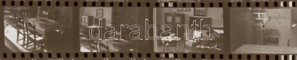 Régi lakásbelsők, 9 db negatív kocka