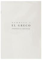 Hommage Á El Greco / Tisztelet El Grecónak. 37 kortárs magyar művész alkotása a festő születése 450. évfordulójának tiszteletére valamint tanulmányok El Grecóról. Szerk.: Barkóczi István. Bp.,1991. Szépművészeti Múzeum. Kiadói papírkötésben.