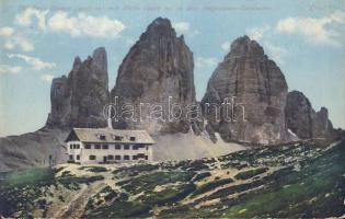 Tirol Dolomites with the resthouse Dreizinnenhütte