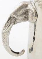 Angol elefántfej fogós vizeskancsó, jelzés nélkül, kis kopással, m: 19,5 cm