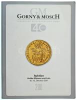 Gorny&amp;Mosch Aukciós Ház ókori érmék árverési katalógusa 2011 - német nyelvű. Használt, jó állapotban.