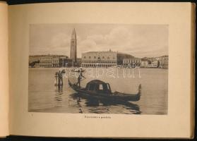 cc 1890 Venezia, Velence 24 képet tartalmazó képes füzet 24x17 cm