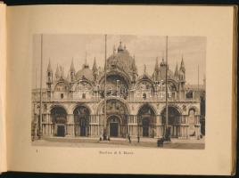 cc 1890 Venezia, Velence 24 képet tartalmazó képes füzet 24x17 cm