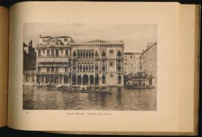 cc 1890 Venezia, Velence 24 képet tartalmazó képes füzet 24x17 cm