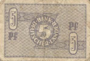 NSZK/Bank Deutscher Länder DN(1948) 5Pf főtípus + jobbik variáns + 10Pf főtípus T:II,II-,III