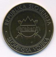 Szlovénia DN "Határőrség" kétoldalas bronz emlékérem kapszulában (37mm) T:UNC Slovenia ND "Border Guard" double-sided bronze commemorative medal in capsule (37mm) C:UNC