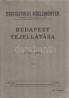 Solty Ernő: 
Budapest tejellátása.
Budapest, [1938]. Budapest Székesfővárosi Statisztikai Hivatala...
