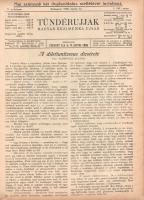 [Folyóirat] Tündérujjak. Magyar kézimunka újság. Szerkesztik. Szegedy Ila és W. Bartha Emma. Megjele...