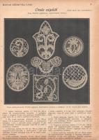 [Folyóirat] Tündérujjak. Magyar kézimunka újság. Szerkesztik. Szegedy Ila és W. Bartha Emma. Megjele...