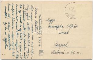 1943 Csíkszereda, Miercurea Ciuc; Kossuth Lajos utca. Vákár L. kiadása / street view (EK)