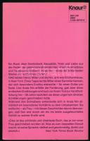 Anais Nin: Das Delta der Venus. München, é.n., Knaur. Német nyelven. Erotikus elbeszélésekkel. Kiadó...