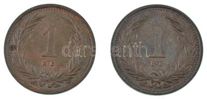 1901-1902KB 1f bronz (2xklf) T:UNC,AU Adamo K1