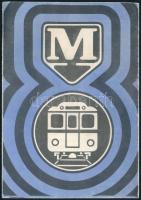 1972 A metró 2-es vonalának képes ismertetője