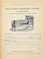 cca 1900-1910 Hugo Graepel Mühlenbauanstalt Budapest malompari vállalat katalógusa / árjegyzéke, szá...