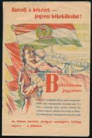 cca 1950 "Harcolj a békéért - jegyezz békekölcsönt!" propaganda kiadvány, 4p