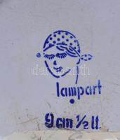 1938 Zománc bögre Kassa felszabadításának emlékére készült festéssel és felirattal. Lampart, javítot...