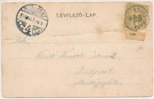 1904 Kolozs, Kolozs-sósfürdő, Kolozsfürdő, Cojocna; látkép. E. P. & Co. / general view (fa)