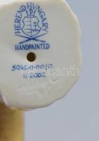 Herendi madár 5046. Kézzel festett, jelzett, hibátlan, leírással m:11 cm