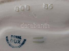 Royal Dux őz, kézzel festett, jelzett, hibátlan, m:14,5 cm, h:11 cm