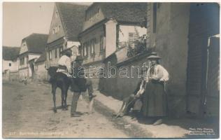 Szelindek, Stolzenburg, Slimnic; utca, erdélyi folklór / street view, Transylvanian folklore. Phot. Otto Ebering (Magdeburg-Neustadt)