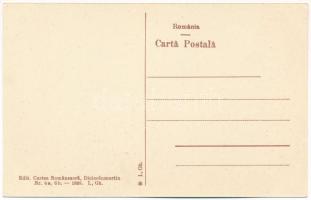 Dicsőszentmárton, Tarnaveni, Diciosanmartin; Fő utca, Katolikus templom, Albina Bank, Citron Árpádné...