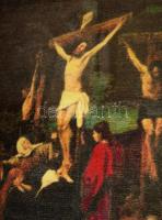 Munkácsy Mihály A Krisztus trilóga: Golgota. Keresztszemes öltéssel készült monumentális kézimunka. ...