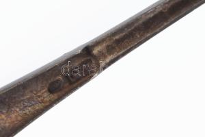 Ezüst (Ag) mokkás kanál. Jelzett 65,7 g 10 cm
