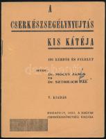 1933 A cserkészsegélynyújtás kis kátéja, 100 kérdés és felelet, rajzolt képekkel, szép állapotban, kiadja: Magyar Cserkészszövetség, 24p