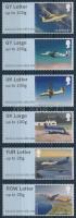 Utasszállító repülőgépek - öntapadós automata bélyegek sor, Airliners - automatic sticker stamps set