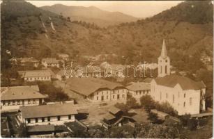 Ruszkabánya, Rusca Montana; látkép, templom / general view, church. photo (EK)