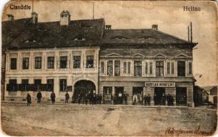 1925 Nagydisznód, Heltau, Cisnadie; Gustav Bonfert üzlete / shop of Bonfert (EM)