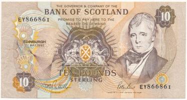 Skócia / Bank of Scotland 1992. 10P T:F Scotland / Bank of Scotland 1992. 10 Pounds C:F