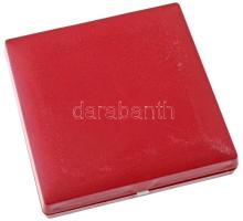 1980. "Szovjet-Magyar Közös Űrrepülés" jelzett Ag kitűző (8,25g/0.835/21,5mm) + "Szov...