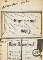 Wiktor Woroszylski: Magyarországi napló. Bp., 1984, "M. O." Kiadói papírkötés.