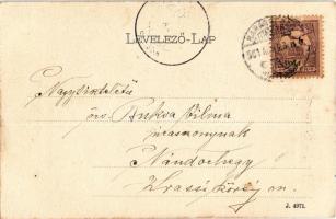 1901 Karánsebes, Caransebes; Gr. ort. rom. Katedral-Kirche / Biserica catedrala gr. ort. rom. / Romá...