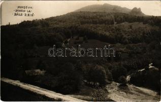 1924 Zajzon, Zaizon-fürdő, Zajzonfürdő, Baile Zizin; Munte lui Dongu / látkép / general view. photo (EK)