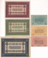 Olaszország / Velence / Osztrák-magyar megszállás 1918. 10c - 10L (6xklf) T:F kis beszakadások Italy...