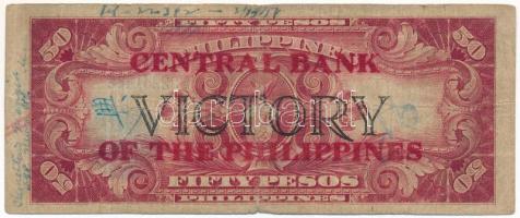 Fülöp-szigetek DN (1949) 50 Pesos T:VG
Philippines ND (1949) 50 Pesos C:VF
Krause P# 122