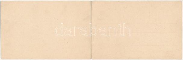 Abbazia, Opatija; 2-részes kihajtható panorámalap. Dr. Trenkler Co. / 2-tiled folding panoramacard (...