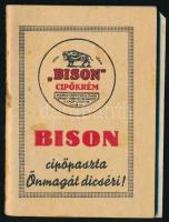 1946 Vegyicikkek Gyára Benes Vince Rt., Bison cipőpaszta / Tangó padlóviasz reklámos zsebnaptár, 8x5,5 cm