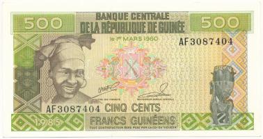 Guinea 1985. 500Fr T:AU
Guinea 1985. 500 Francs C:AU
Krause P#31