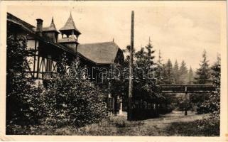 1934 Iglófüred, Spisská Nová Ves Kupele, Novovesské Kúpele; Sanitas villa. L. Jelencsik kiadása / villa, spa (EK)