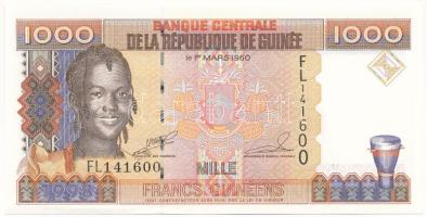 Guinea 1998. 1000Fr T:AU Guinea 1998. 1000 Francs C:AU Krause P#37