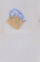 Herendi Viktória mintás cipőcske. Jelzett, hibátlan, h: 10,5 cm