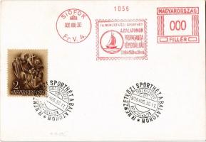 1938 Siófok, IV. Nemzetközi Sporthét, Propaganda Bélyegkiállítás. Legszebb napok a Balatonon + So. S...