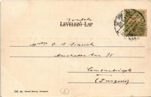 Budapest, Erzsébet híd pesti hídfő, a híd építésének utolsó munkálatai. Divald Károly 558. sz